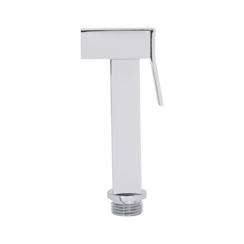 Лійка для гігієнічного душу Qtap Rucni прямоугольна QTCRMB120 Chrome (Bidet)