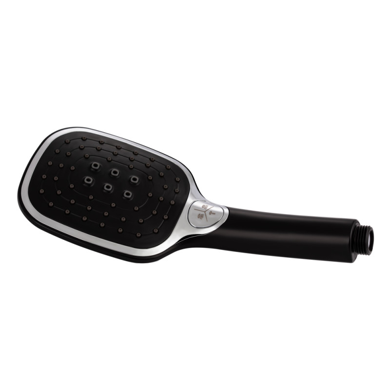 Душова система універсальна Qtap Grand на три споживачі (з виливом) QTGRABCR1004 Chrome/Black