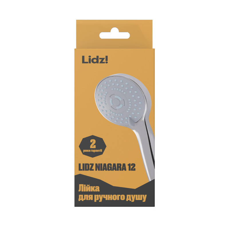 Лійка для ручного душу Лейки Lidz Niagara 12 98 мм округла LDNIA12CRM35443 Chrome