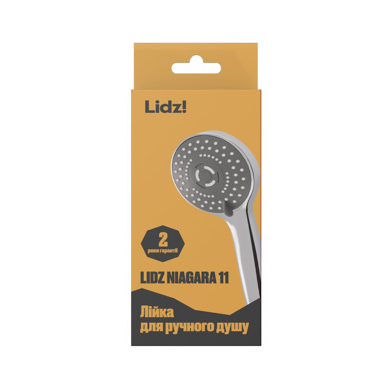 Лійка для ручного душу Лейки Lidz Niagara 11 98 мм округла LDNIA11CRM35464 Chrome