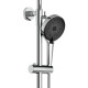 Душова система універсальна Qtap Sloup на два споживачі QT57103OC Chrome