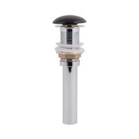 Донний клапан для раковини Qtap PU03 225х70х70 Matt black