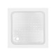 Lidz Wawel SC80x80.SAT.LOW.FR Душова кабіна квадратна, скло Frost 4 мм + Lidz Душовий піддон KAPIELKA ST80x80х14