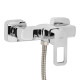Змішувач для душу Lidz Wawel 010 (з душовим гарнітуром) (k40) LDWAW010CRM45390 Chrome
