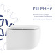 Унітаз підвісний Qtap Taurus безободковий з сидінням Soft-close QTTAU26W45428