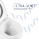 Унітаз підвісний Qtap Taurus безободковий з сидінням Soft-close QTTAU26W45428