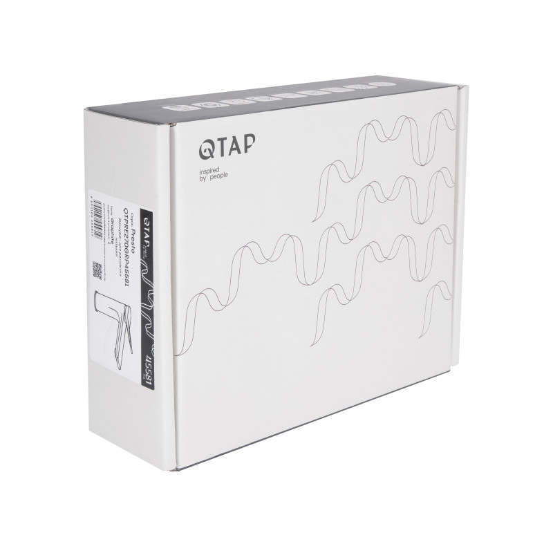 Змішувач для раковини Qtap Presto QTPRE270GRP45581 Graphite