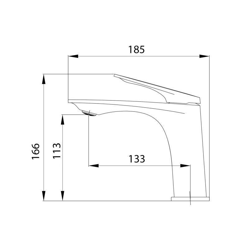 Змішувач для раковини Qtap Vlasta New QTVLA270CRM45640 Chrome