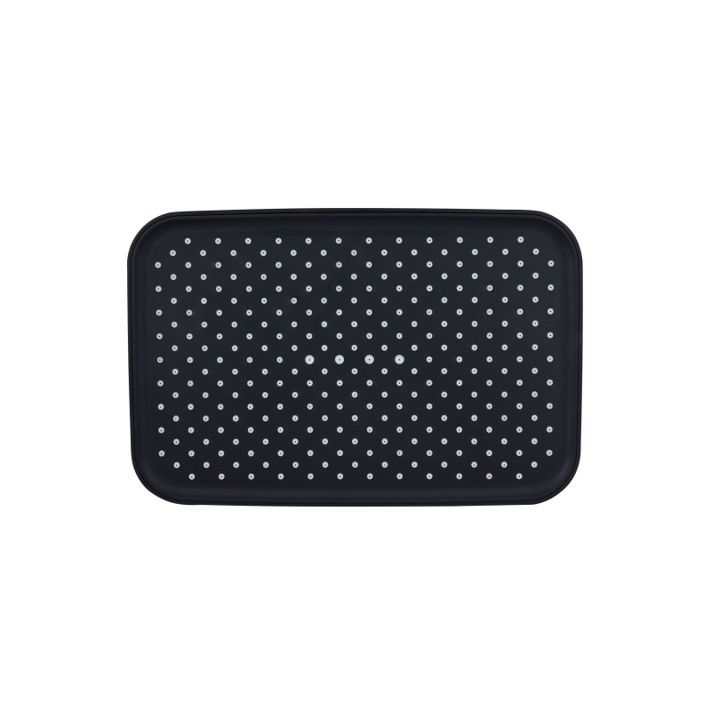 Лійка для верхнього душу Qtap Hlavova 300x200 мм прямокутна QTHLA107BLM45783 Black Matt