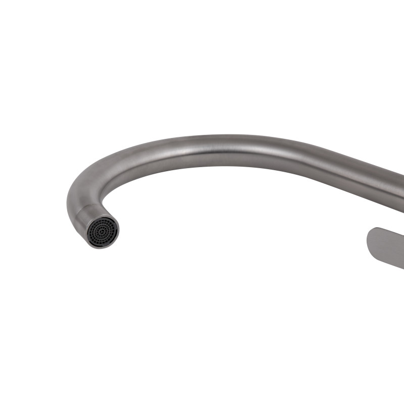 Змішувач для кухні U-образний Brinex Pure 015F U-образний  Nickel BRIPUR015FNKL