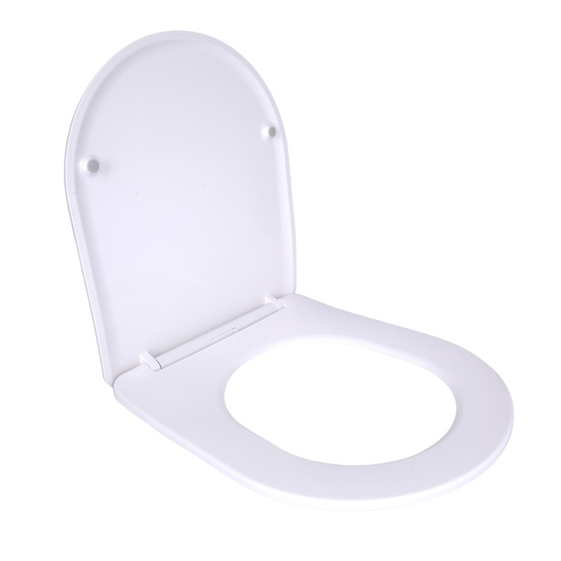 Сидіння для унітаза (Grand) 425х363х30 мм, White, з мікроліфтом Slim Duroplast, Quick Relase Qtap