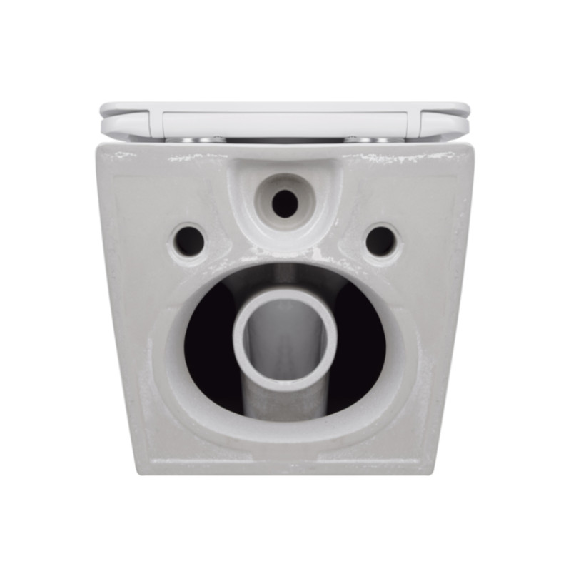 Унітаз підвісний Qtap Jay безобідковий з сідінням Soft-close QT07335175W