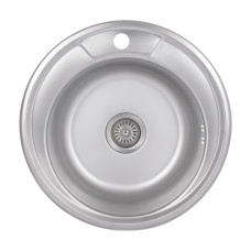 Кухонна мийка Brinex 490-A 0,6 мм Satin (BRIN490SAT06)