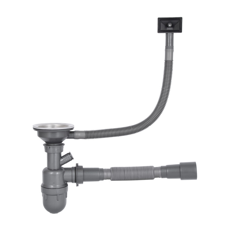 Кухонна мийка Brinex 490-A 0,6 мм Satin (BRIN490SAT06)