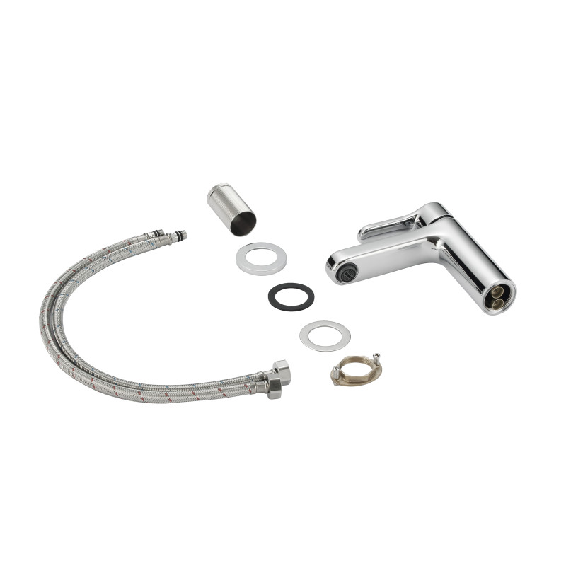Змішувач латунний для раковини Lidz Astra 001F (k35) LDAST001FCRM48085 Chrome