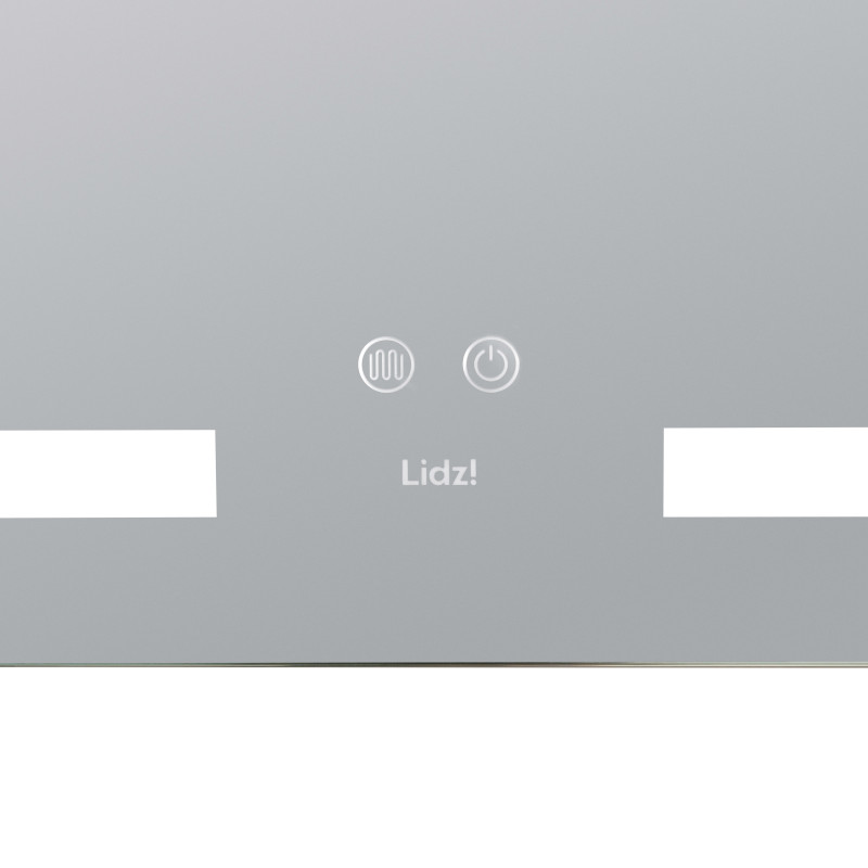 Дзеркало Lidz Kubis (KU2) 500х800 з LED-підсвічуванням Touch, з антизапотіванням, з димером, рег. яскравості LD78LF936508048448