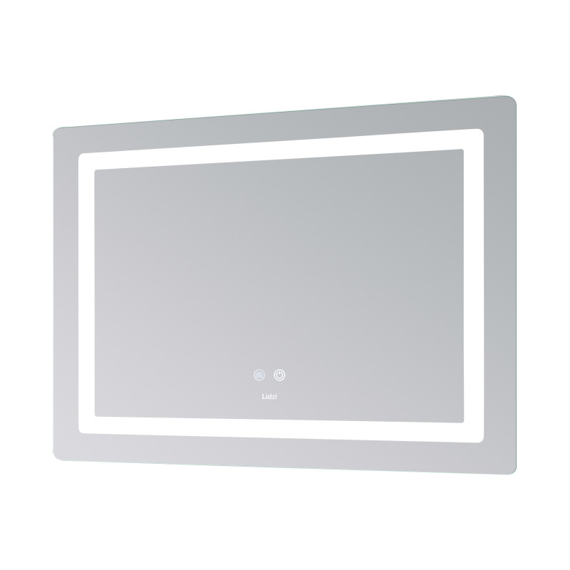 Дзеркало Lidz Kubis (KU2) 1000х800 з LED-підсвічуванням Touch, з антизапотіванням, з димером, рег. яскравості LD78LF6141008048450