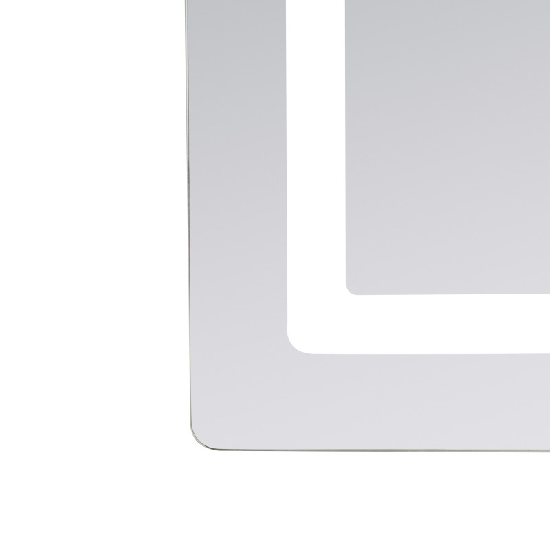 Дзеркало Lidz Kubis (KU2) 1000х800 з LED-підсвічуванням Touch, з антизапотіванням, з димером, рег. яскравості LD78LF6141008048450