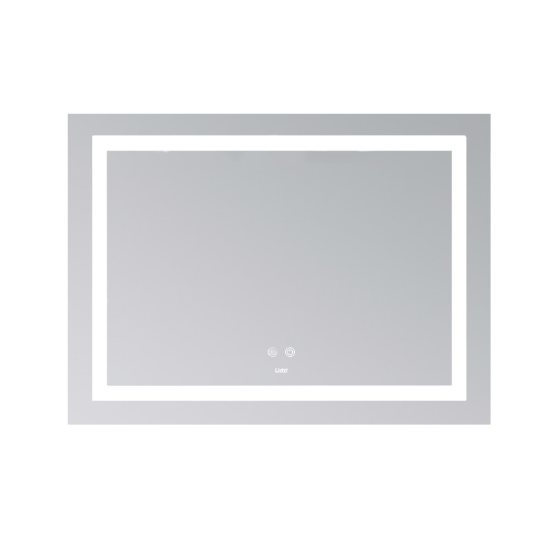 Дзеркало Lidz Kubis (KU1) 900х700 з LED-підсвічуванням Touch, з антизапотіванням, з димером, рег. яскравості LD78LF904907048451