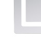 Дзеркало Lidz Kubis (KU2) 900х700 з LED-підсвічуванням Touch, з антизапотіванням, з димером, рег. яскравості LD78LF904907048452