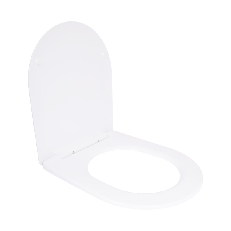 Qtap Сидіння для унітаза (Jay 640, Swan 640) 422x360x30 мм, White, з мікроліфтом, Slim Duroplast, Quick Release QTSC179W48699