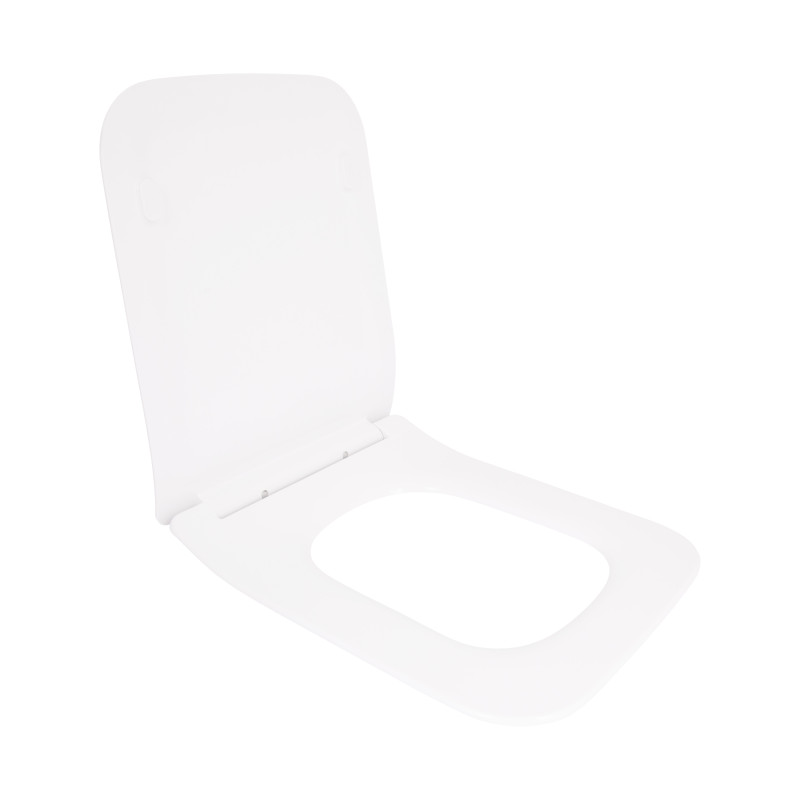 Qtap Сидіння для унітаза (Crow 640) 460x350x47 мм, White, з мікроліфтом, Slim Duroplast, Quick Release QTSC179W48700