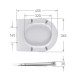 Сидіння для унітазу Qtap (Taurus 520) 455x365x38 мм, White, з мікроліфтом, Slim Duroplast, Quick Release QTSC179W49384