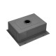 Кухонна мийка Kroner KRP Schwarze - 6350HM PVD (3.0/1.0 мм)