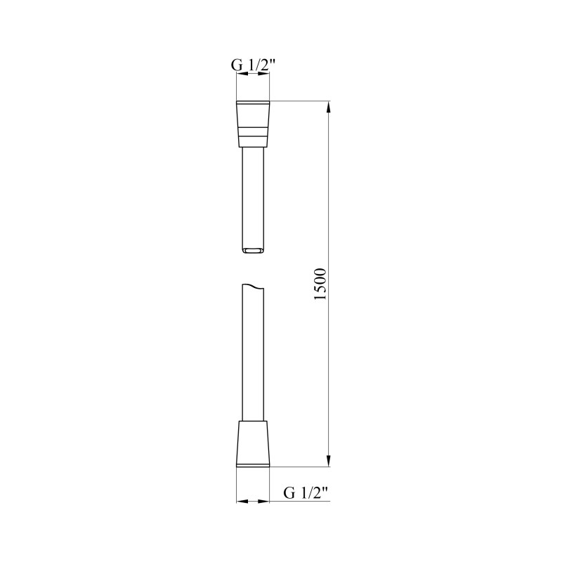 Шланг для душу Kroner Element 2860912900Z-0101