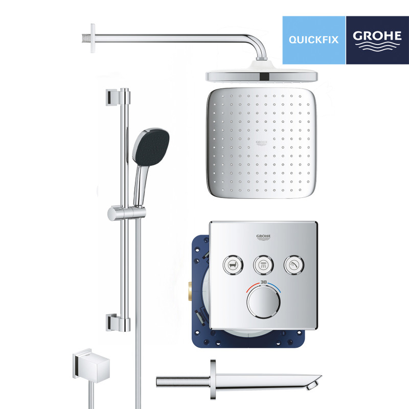 Душова система прихованого монтажу Grohe QuickFix SmartControl UA202801C3