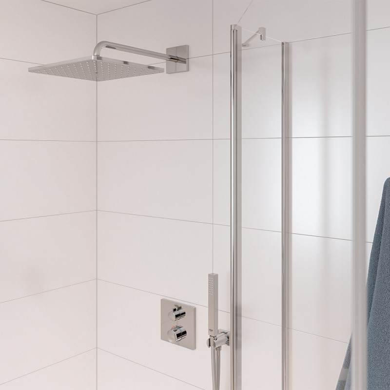 Душова система прихованого монтажу термостатична Grohe QuickFix Precision Grohtherm Cube 34881000