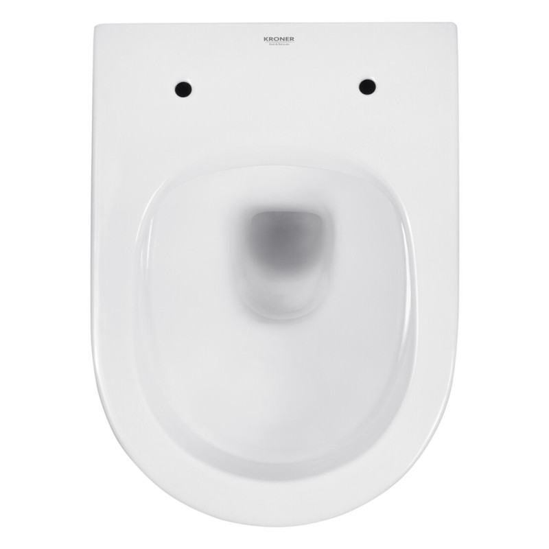 Комплект 4 в 1: Інсталяція Grohe Solido 2 в 1 38971000 + Панель змиву для унітаза Grohe Even Black 38966KV0 + Унітаз безободковий Kroner Harz WHI493736 RIMLESS з сидінням Slim Duroplast / Soft-close / Quick relase KH493736WHIR (38971966KV0KH49R)