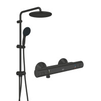 Змішувач термостатичний для душу Grohe QuickFix Start Black UA303908T2