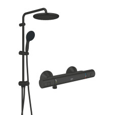 Змішувач термостатичний для душу Grohe QuickFix Start Black UA303908T2
