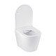 Комплект 4 в 1: Інсталяція Grohe Solido 2 в 1 38971000 + Панель змиву для унітаза Grohe Even 389662430 + Унітаз підвісний безобідковий Kroner Armada WHI513636 RIMLESS з сидінням Slim Duroplast / Soft-close / Quick relase KA513636WHIR (38971966243KA51R)