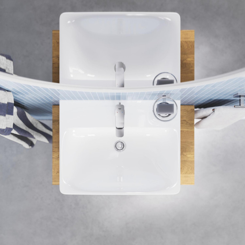 Змішувач для раковини Grohe QuickFix Dice M-Size 1018320000 з донним клапаном