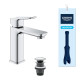 Змішувач для раковини Grohe QuickFix Dice M-Size 1018330000 з донним клапаном