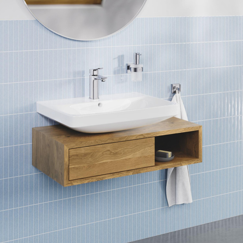 Змішувач для раковини Grohe QuickFix Dice ES M-Size 1018360000 з донним клапаном
