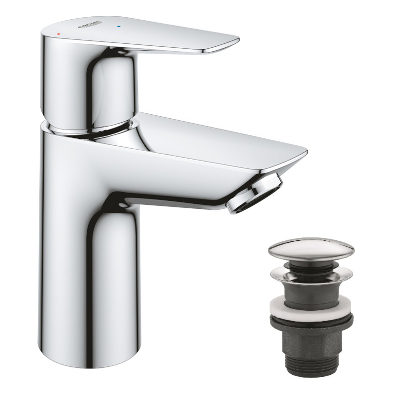 Набір змішувачів Grohe Quickfix термостат для душу з душовим гарнітуром Precision Flow THM та змішувач для раковини StartEdge S-Size UA202503TE