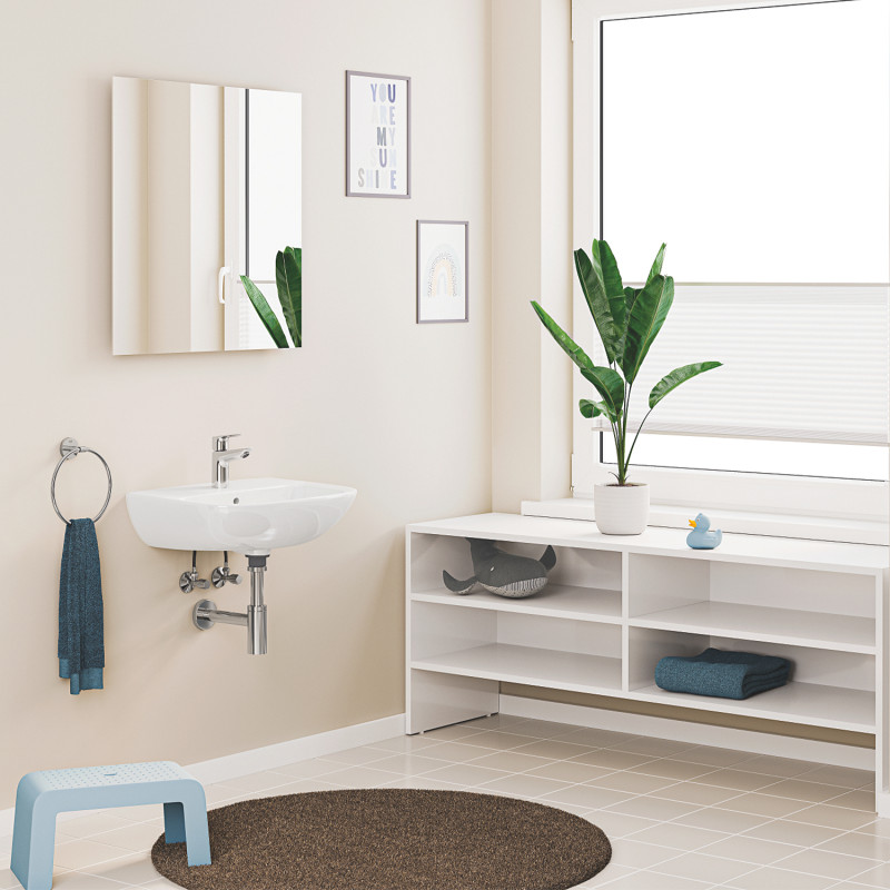 Набір змішувачів Grohe Quickfix термостат для душу з душовим гарнітуром Precision Flow THM та змішувач для раковини StartEdge S-Size UA202503TE