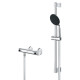 Набір змішувачів Grohe Quickfix термостат для душу з душовим гарнітуром Precision Flow THM та змішувач для раковини StartEdge S-Size UA202503TE