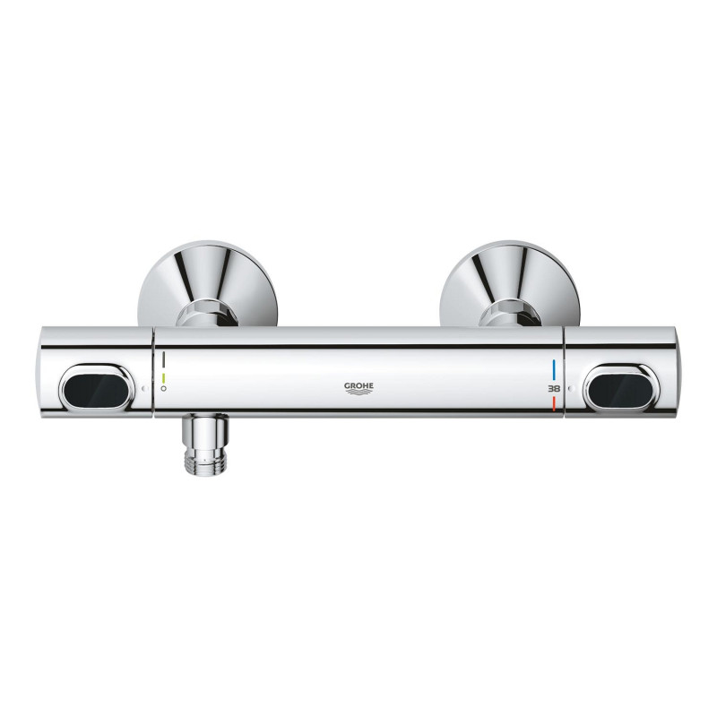 Набір змішувачів Grohe Quickfix термостат для душу з душовим гарнітуром Precision Flow THM та змішувач для раковини StartEdge S-Size UA202503TE