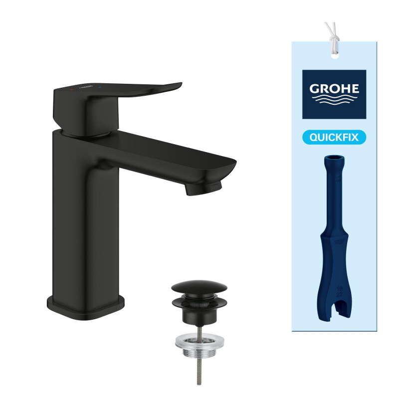 Змішувач для раковини Grohe QuickFix Dice ES M-Size 1018362430 з донним клапаном