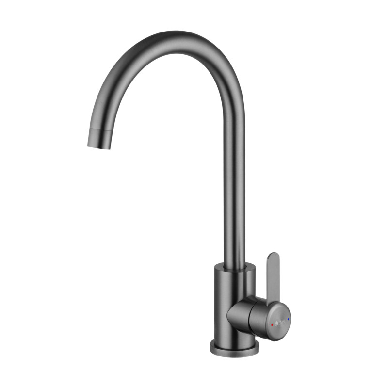 Змішувач для кухні Agua Elposo-INOX035AM