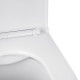 Унітаз підвісний безобідковий Kroner Armada WHI513636 RIMLESS з сидінням Slim Duroplast / Soft-close / Quick relase (KA513636WHIR)