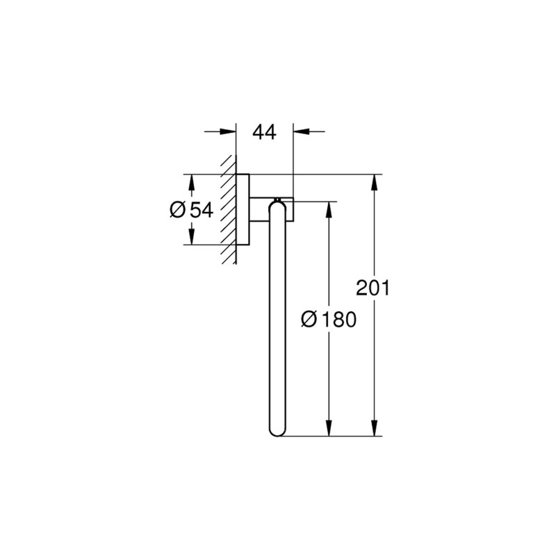 Тримач для рушників Grohe QuickFix Start 41174000