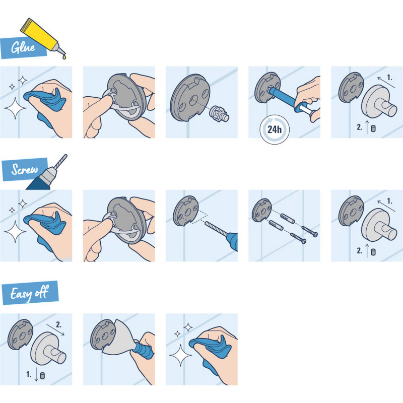 Тримач для рушників Grohe QuickFix Start 41174000