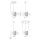 Душова система прихованого монтажу термостатична Grohe QuickFix SmartControl UA202802C3