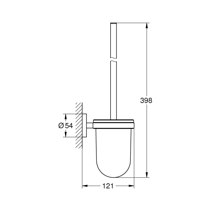 Йоршик для унітаза настінний Grohe QuickFix Start 411852430