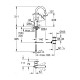 Змішувач для раковини Grohe QuickFix Start L-Size 242032432 з донним клапаном